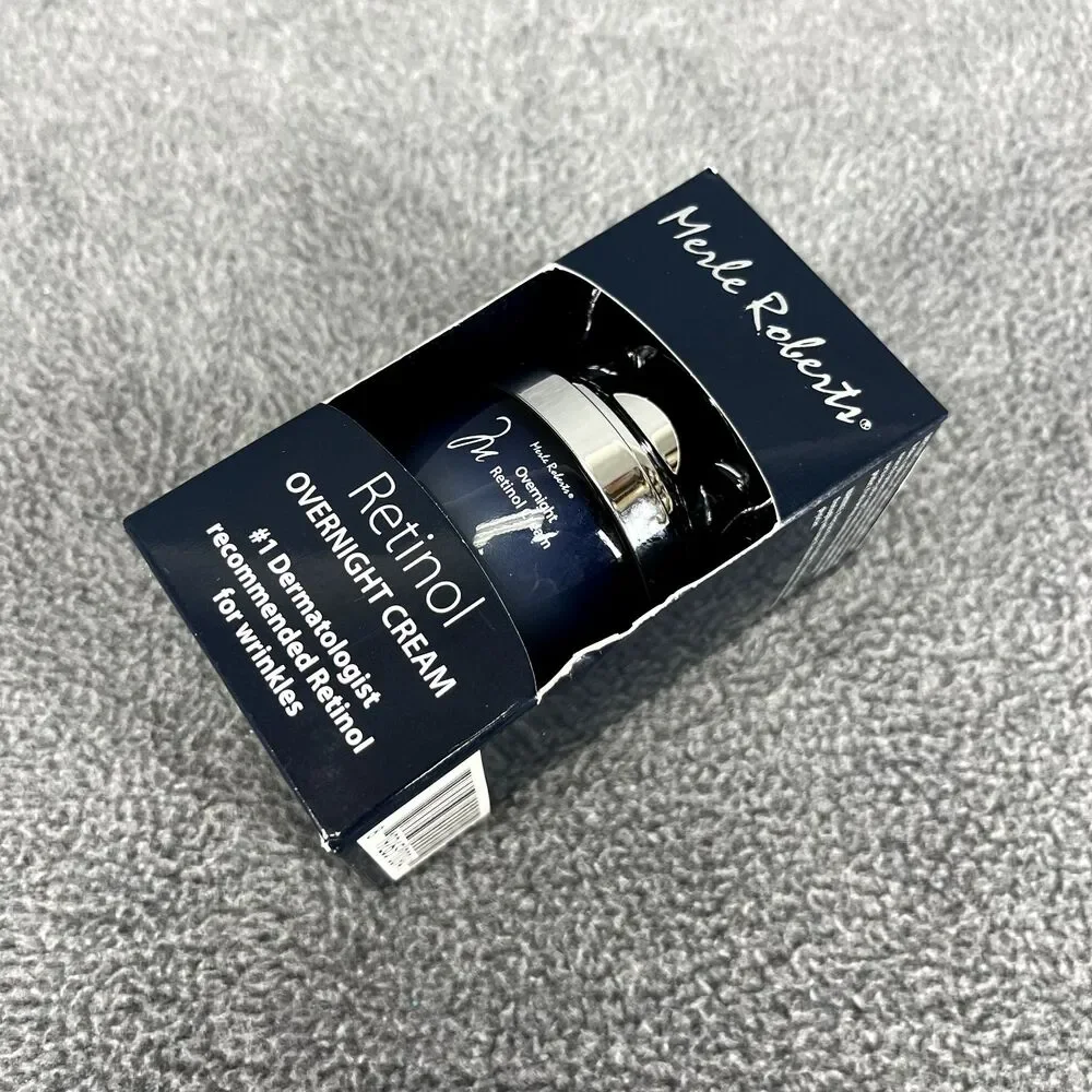 MERLE‎ ROBERTS Retinol Overnight Cream for Wrinkles Fine Lines 1 oz New